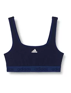 adidas Damski biustonosz typu crop, ciemnoniebieski, XL - Biustonosze - miniaturka - grafika 1