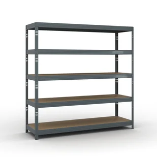 B2B Partner Regał półkowy 2000 x 2000 x 600 mm, nośność 500 kg 540035 - Regały biurowe - miniaturka - grafika 1