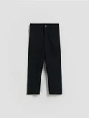 Spodnie i spodenki dla chłopców - Reserved - Spodnie slim - czarny - miniaturka - grafika 1