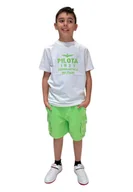 Kombinezony dla dzieci - Completo Bambino Aeronautica Militare T-shirt e Shorts - miniaturka - grafika 1