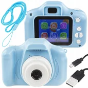 Aparaty Cyfrowe - APARAT CYFROWY FOTOGRAFICZNY 12MPX ZABAWKA DLA DZIECI KAMERA + 4 GRY - miniaturka - grafika 1