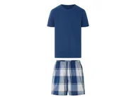 Piżamy męskie - LIVERGY® Piżama męska z bawełny (Niebieski, S (44/46)) - miniaturka - grafika 1