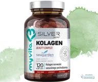 Suplementy naturalne - KOLAGEN Beauty Silver MyVita 120 roślinnych kapsułek - miniaturka - grafika 1