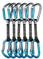 Sprzęt wspinaczkowy - Ekspresy wspinaczkowe Climbing Technology Salto Set UL 12 cm 6-Pack - titanium/electricblue - miniaturka - grafika 1