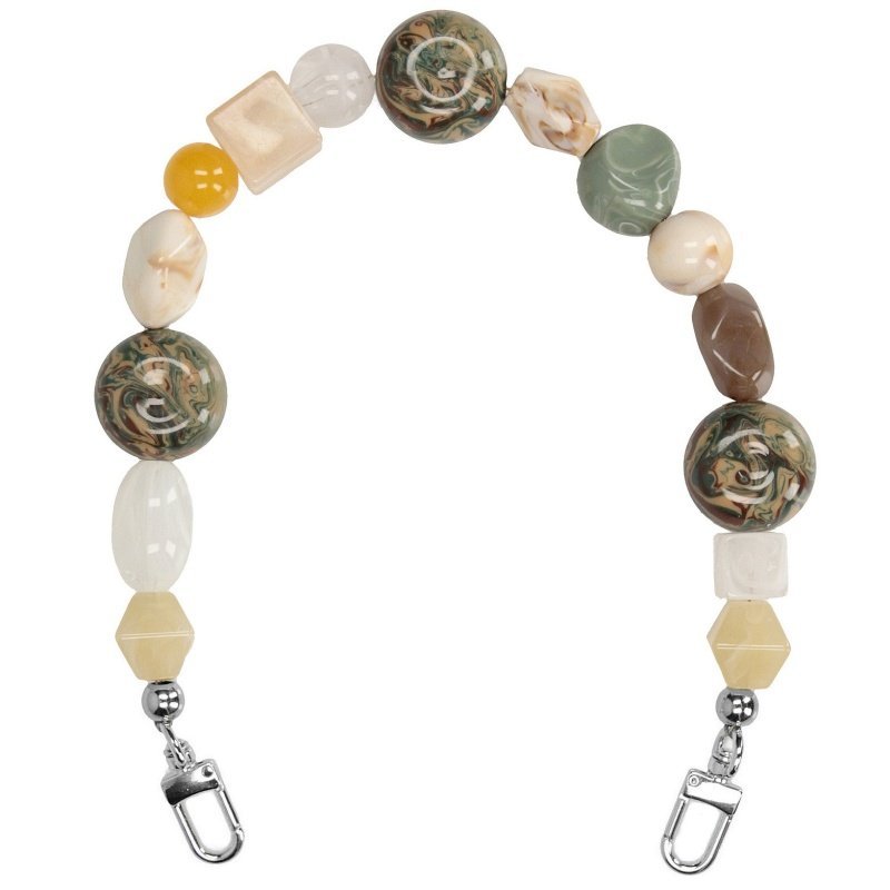 Toscanio K1 pasek/koralik do torebki wielokolorowy/zieleń