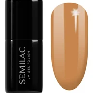 Lakiery hybrydowe - SEMILAC Lakier hybrydowy UV Hybrid 600 Apricot Crush 7ml - miniaturka - grafika 1