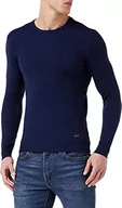Swetry męskie - Gianni Lupo GL33398-F22 sweter męski, głęboki niebieski, L (DE), Deep Blue, S-4XL - miniaturka - grafika 1