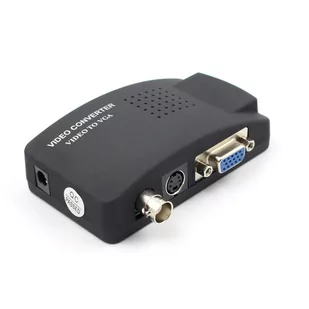 Konwerter Bnc Video / Vga /s-video na Vga 1080p - Adaptery i przejściówki - miniaturka - grafika 1