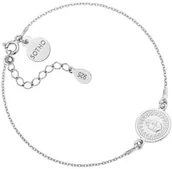 Biżuteria religijna - Srebrna bransoletka z medalionem - miniaturka - grafika 1