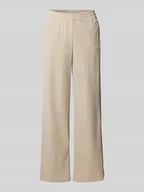 Spodnie damskie - Spodnie sztruksowe z szeroką nogawką model ‘LAVENDER’ - miniaturka - grafika 1