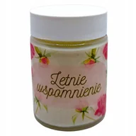 Świece - Ręcznie zalewana Świeca Sojowa Letnie Wspomnienie naturalny bawełniany knot - miniaturka - grafika 1