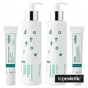 Żele do mycia twarzy - Dottore Kuracja Oczyszczająco - Nawilżająca ZESTAW Płyn micelarny 200 ml + Żel do mycia twarzy 200 ml + Odmładzający krem na noc 15ml + Krem nawilżający 15 ml - miniaturka - grafika 1