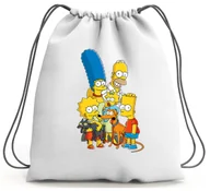Torby szkolne - PLECAK WOREK SIMPSONOWIE SZKOLNY NA BUTY WF - miniaturka - grafika 1
