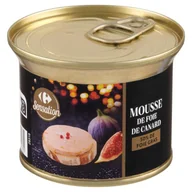 Pasztet i przetwory mięsne - Carrefour Sensation Mus z wątróbki kaczki i pasztetem z wątróbki z kaczki 150 g - miniaturka - grafika 1