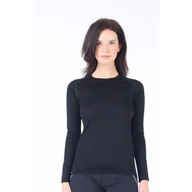 Bluzy sportowe damskie - Bluza turystyczna damska Woolona Kona 100% Merino z długim rękawem - miniaturka - grafika 1
