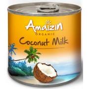 Zdrowa żywność - Amaizin (mleko kokosowe, tortilla, chipsy, inne) MLEKO KOKOSOWE 17% BIO 200 ml - miniaturka - grafika 1
