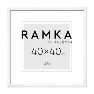 Ramka na zdjęcia 40x40 cm Biała - Ramki na zdjęcia - miniaturka - grafika 1
