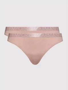 Majtki damskie - Emporio Armani Underwear Komplet 2 par stringów 163333 2R235 05671 Różowy - grafika 1