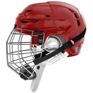 Kask hokejowy Warrior Covert CF 100 Combo Red Senior S - Hokej - miniaturka - grafika 1