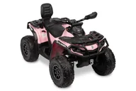 Pojazdy elektryczne dla dzieci - OUTLANDER POJAZD TERENOWY QUAD NA AKUMULATOR 4X4 MOCNY 4 X 200W RÓŻOWY - miniaturka - grafika 1