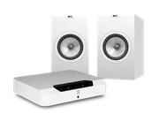 Zestawy stereo - Bluesound POWERNODE EDGE (biały) + Q350 (biały) - miniaturka - grafika 1