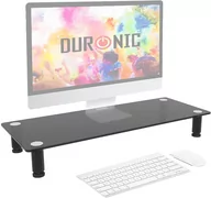 Akcesoria do monitorów - Duronic DM051 Podstawka pod monitor telewizor TV |szklana postawa do 40 kg szklana postawa 63 x 24,3 cm - miniaturka - grafika 1