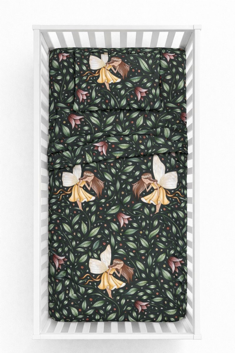 Pościel bawełniana 120x90 + poszewka 40x60 oeko-tex zapakowana Calineczka