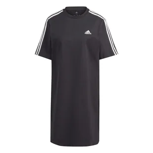 Damska Sukienka ADIDAS W 3S BF T DR HR4923 – Czarny - Sukienki - miniaturka - grafika 1