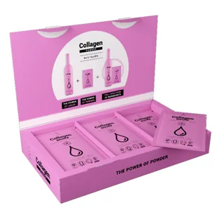 DuoLife Collagen Powder, smak pomarańczowo-żurawinowy, 10,8 g x 15 saszetek - Włosy, skóra, paznokcie - miniaturka - grafika 1