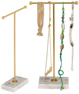 Metalowy STOJAK na BIŻUTERIĘ T-BAR 23,5cm - Biżuteria - akcesoria - miniaturka - grafika 1