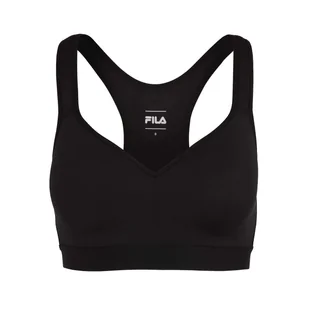 Damski Stanik sportowy FILA TOP REUT MEDIUM SUPPORT FAW0481-80010 – Czarny - Biustonosze - miniaturka - grafika 1