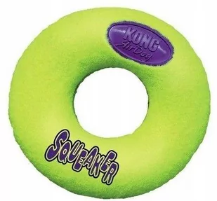 KONG AIRDOG SQUEAKER DONUT - zabwaka dla psa - M - Zabawki dla psów - miniaturka - grafika 2