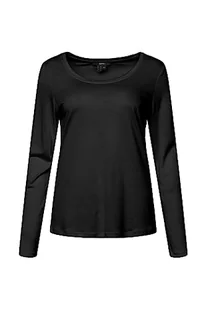 ESPRIT Collection Damska koszulka 092EO1K318, 001/BLACK, L - Koszulki i topy damskie - miniaturka - grafika 1