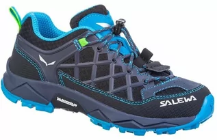 Buty dla dziewczynek - Buty Dziecięce Salewa JR WILDFIRE - 3847/Ombre Blue/Fluo Green - grafika 1