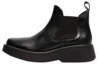 Botki damskie - Fly London Damskie botki MULK159FLY, czarne, 38 EU, Czarny, 5 UK - miniaturka - grafika 1