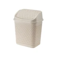 Kosze na śmieci - Kosz uchylny 6,2 l Orion 02954 beż - miniaturka - grafika 1