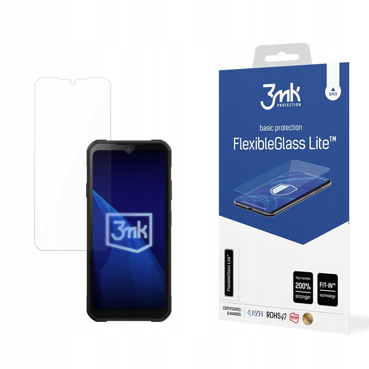 Szkło hybrydowe na ekran do PAX A6650 - 3mk FlexibleGlass Lite