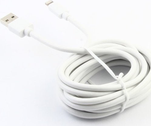 Kabel USB Muvit USB-A - Lightning 3 m Biały MUUSC0139