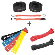 Gumy, taśmy, ekspandery - HMS Mini Band Set EXB01 różne poziomy oporu w zestawie wielokolorowy 6 szt 17-33-152 - miniaturka - grafika 1