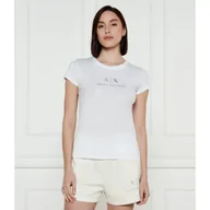 Koszulki i topy damskie - Armani Exchange T-shirt Slim Fit - miniaturka - grafika 1