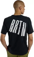 Koszulki męskie - t-shirt męski BURTON YORTON TEE True Black - miniaturka - grafika 1