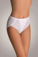 Komplety bielizny - Figi damskie modelujące z koronką Venus Eldar białe  L - miniaturka - grafika 1