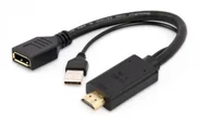 Kable komputerowe i do monitorów - Gembird Aktywny adapter 4K HDMI na DP - miniaturka - grafika 1