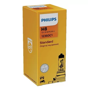 Żarówka PHILIPS H8 Vision (1 sztuka) - Żarówki samochodowe - miniaturka - grafika 1