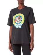 Koszulki i topy damskie - ONLY Women's ONLLOONEY Tunes Oversize S/S TOP Box JRS t-shirty i topy, fantom/nadruk: wszystkie, M - miniaturka - grafika 1