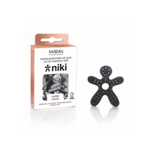 Mr&Mrs Fragrance Fragrance Niki Cedar Wood zapach samochodowy 1 szt unisex - Zapachy samochodowe - miniaturka - grafika 1