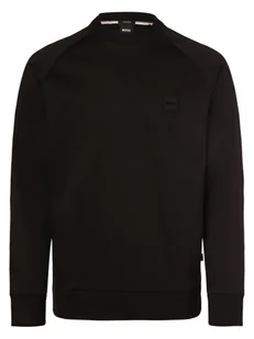 BOSS Bluza męska - Stadler 82 Mężczyźni Bawełna czarny jednolity, M - Bluzy męskie - miniaturka - grafika 1