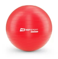 Piłki do ćwiczeń - Hop-Sport Piłka fitness 75cm z pompką- czerwona - miniaturka - grafika 1