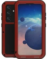 Etui i futerały do telefonów - LOVE MEI Etui Pancerne + szkło Powerful do Galaxy S24, czerwone - miniaturka - grafika 1