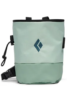 Woreczek na magnezję Black Diamond Mojo Zip Chalk Bag - foam green - Sprzęt wspinaczkowy - miniaturka - grafika 1